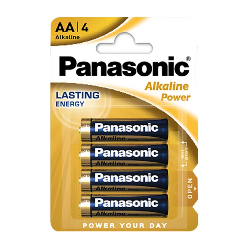 Panasonc Alkalne Kalem Pil Kaln AA 1,5 V 4l paket