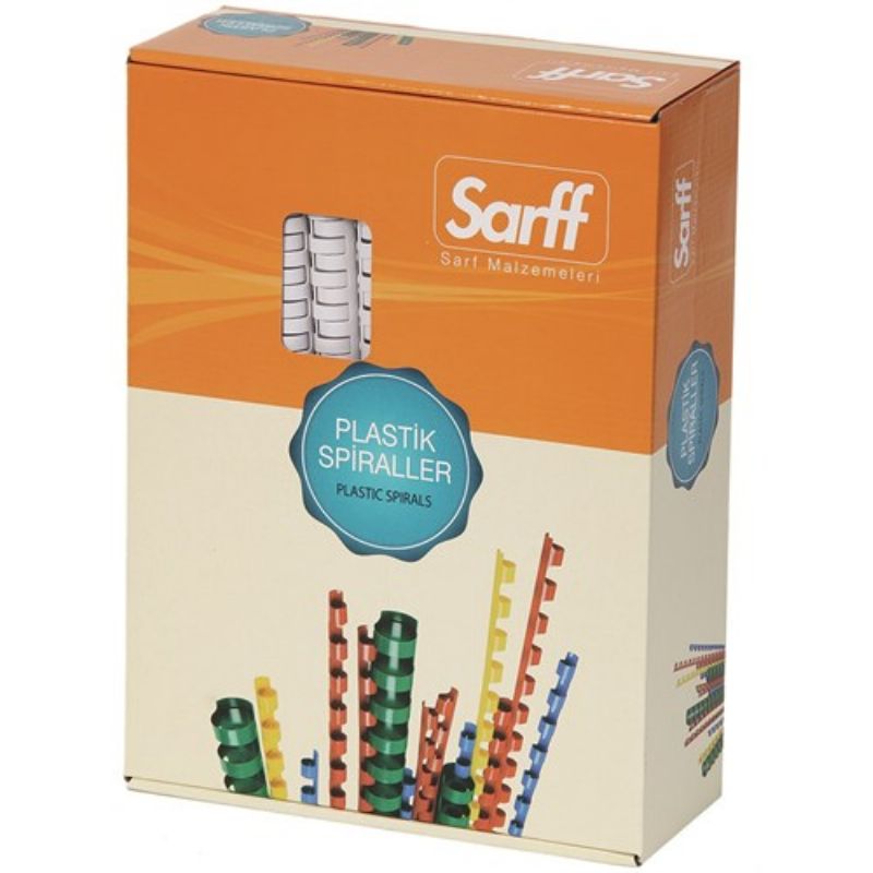 Sarff Plastik Spiral Beyaz 16 mm 100'l            8698534205422