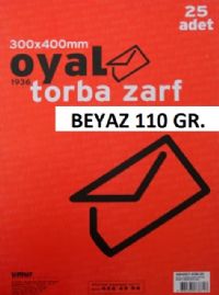 Oyal Torba Zarf Beyaz 30*40 cm 110gr. 25'li - 8690345738724