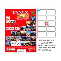 Tanex TW-2010 Laser Etiket ( 99,06*57mm ) 100 Sayfa