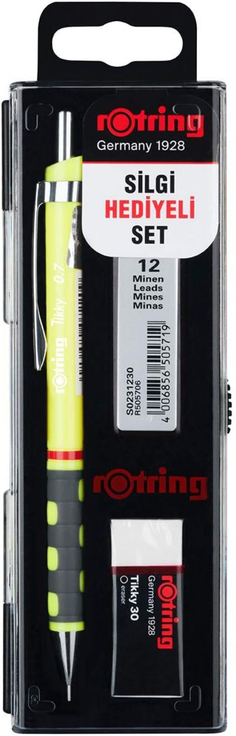 Rotring Tikky Mekanik Ulu Kalem 0,7 Sar Set