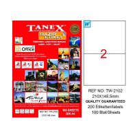 Tanex TW-2102 Laser Etiket ( 210*148,5 mm ) 100 Sayfa