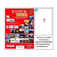 Tanex TW-2000 Laser Etiket ( 210*297mm ) 100 Sayfa