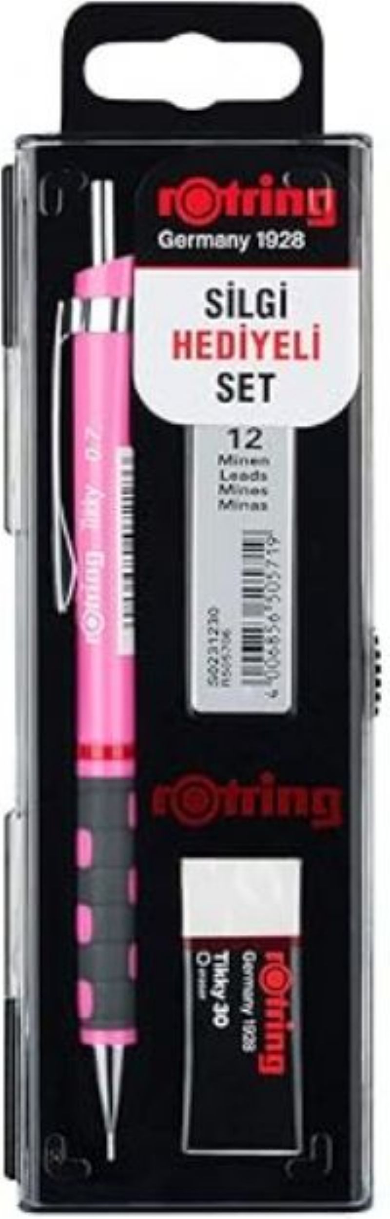 Rotring Tikky Mekanik Ulu Kalem 0,5 Pembe Set
