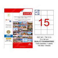 Tanex TW-2115 Laser Etiket ( 70*56 mm ) 100 Sayfa