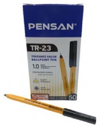 Pensan TR-23 gen Tkenmez Kalem Ergonomik Siyah