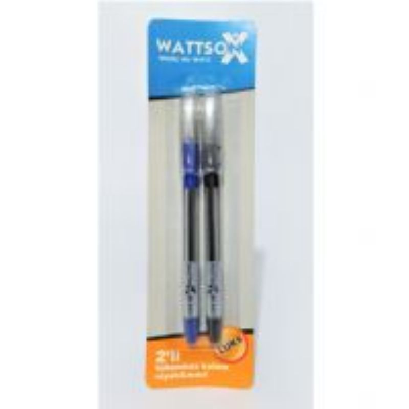 250 TL Sipariinize Wattson Tkenmez Kalem 0,5 2'li (Mavi-Siyah)  '' HEDYE ''
