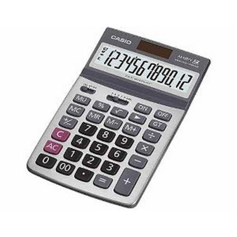 Casio AX-120ST 12 Hane Oynar Ba�l�kl� Masa �st� Hesap Makinesi