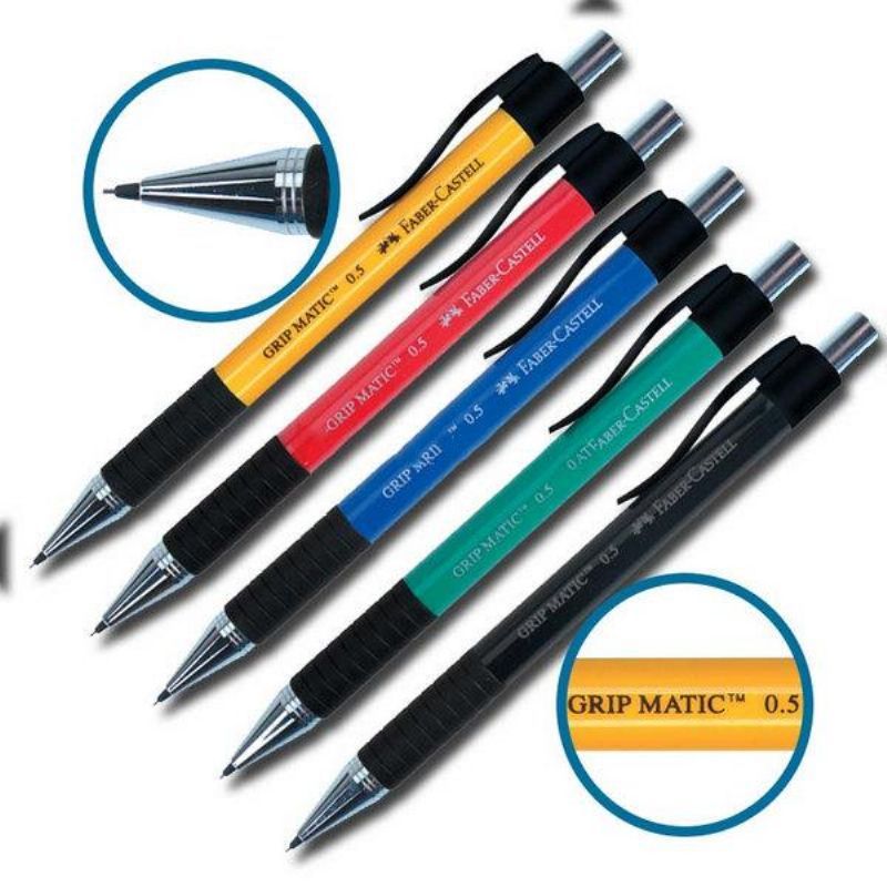 Faber Castell 1318 Gripmatic Mekanik Ulu Kalem 0,5 Siyah