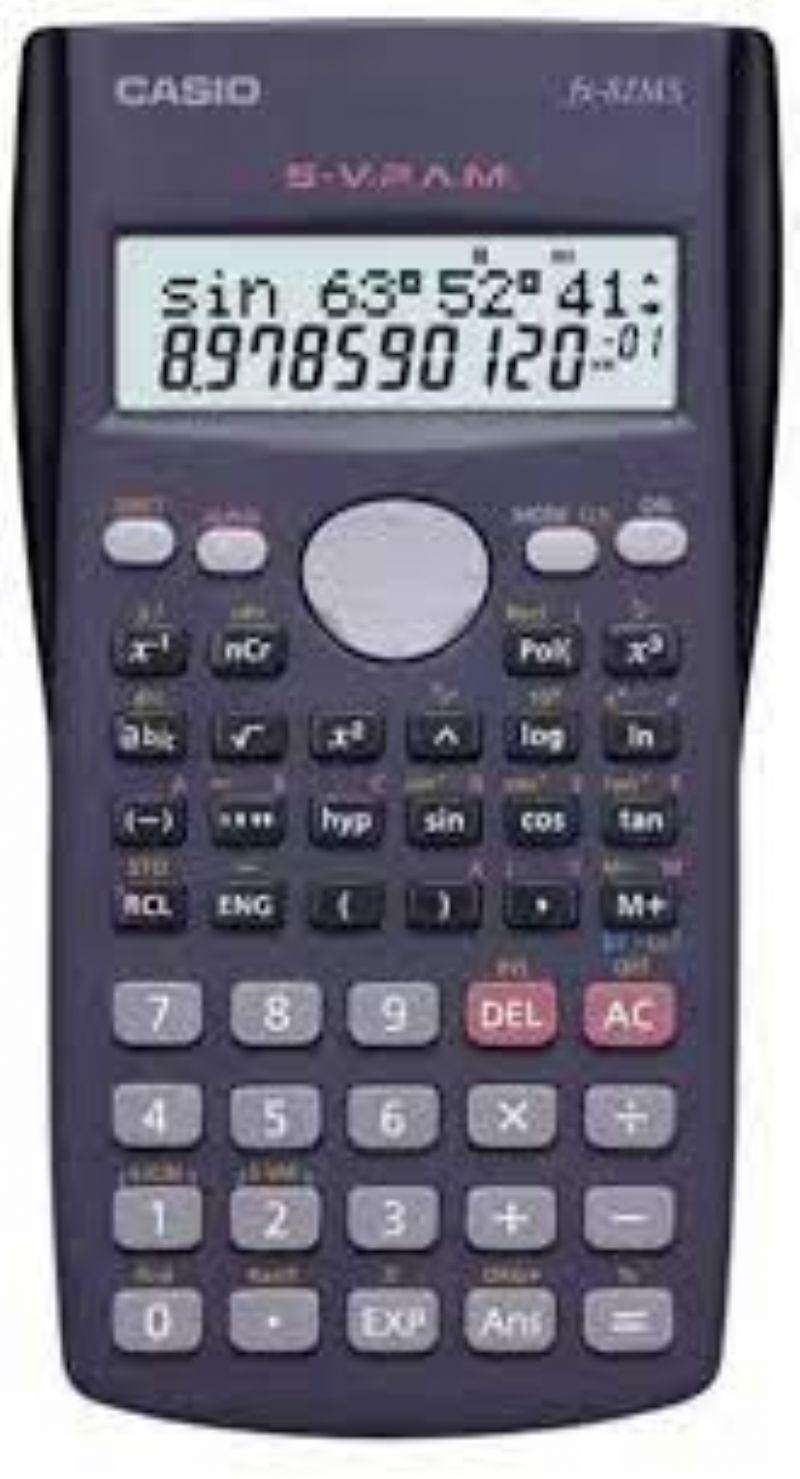 Casio FX-82MS Hesap Makinesi 12 Hane Fonksiyonlu